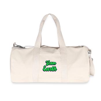 L'équipe Earth - Sac de sport en toile recyclée Stanley/Stella - blanc naturel - Devant