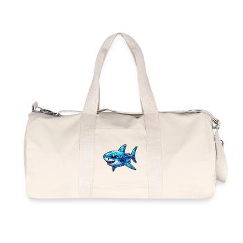 Shark - Recycled Canvas Sports Bag by Stanley/Stella - natural - Front