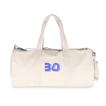 30. 30 ANS. 30e ANNIVERSAIRE. ANNIVERSAIRE 30 ANS. - Sac de sport en toile recyclée Stanley/Stella - blanc naturel - Devant