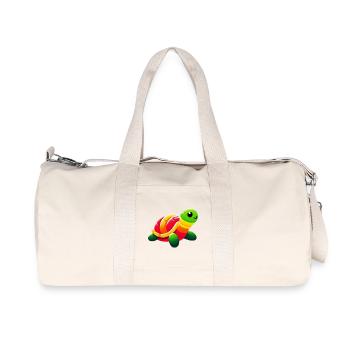Turtle - Recycled Canvas Sports Bag by Stanley/Stella - natural - Front