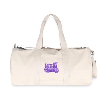 Pro de la procrastination - Sac de sport en toile recyclée Stanley/Stella - blanc naturel - Devant