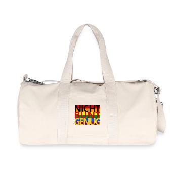 Schwarz Rot Gold ist NICHT Bunt Genug! - Recycelte Canvas-Sporttasche von Stanley/Stella - Naturweiß - Vorne