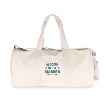 Logo de la meilleure maman du monde - Sac de sport en toile recyclée Stanley/Stella - blanc naturel - Devant