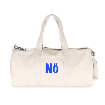 Nope - Against - anti - zero interest - Recycled Canvas Sports Bag by Stanley/Stella - natural - Front