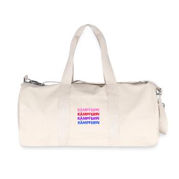 Fighter - you can do it! Girl Woman - Recycled Canvas Sports Bag by Stanley/Stella - natural - Front