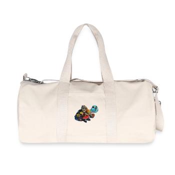Sous l’eau dans la barrière de corail comme un poisson - Sac de sport en toile recyclée Stanley/Stella - blanc naturel - Devant