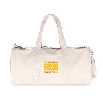 Math Teacher Geometry School Mathematics - Recycled Canvas Sports Bag by Stanley/Stella - natural - Front
