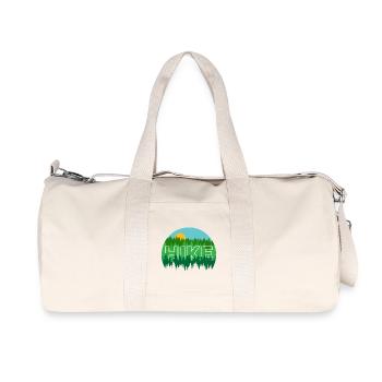 Hike in the Pines - Walking in Nature - Recycled Canvas Sports Bag by Stanley/Stella - natural - Front