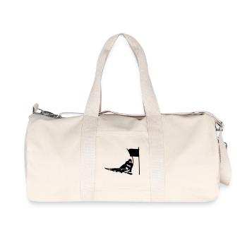Ski - Recycelte Canvas-Sporttasche von Stanley/Stella - Naturweiß - Vorne