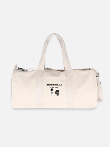 Master of French kisses - Recycled Canvas Sports Bag by Stanley/Stella - natural