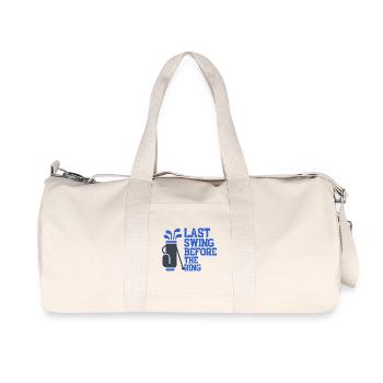 Last Swing Before The Ring - Recycelte Canvas-Sporttasche von Stanley/Stella - Naturweiß - Vorne