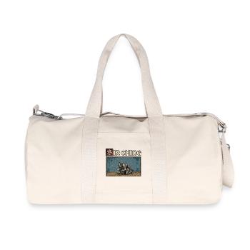 Das war ein bisschen lustig von My Liege Ren Faire - Recycelte Canvas-Sporttasche von Stanley/Stella - Naturweiß - Vorne