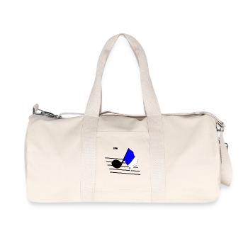 Musique de spa & courses - Sac de sport en toile recyclée Stanley/Stella - blanc naturel - Devant
