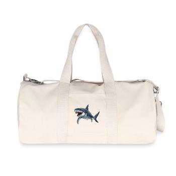 Megalodons Megalodon - Recycled Canvas Sports Bag by Stanley/Stella - natural - Front