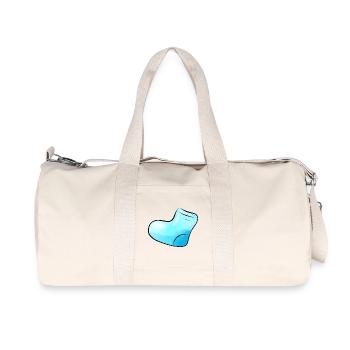 Blue Sock - Sac de sport en toile recyclée Stanley/Stella - blanc naturel - Devant