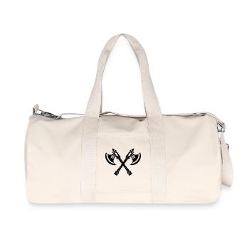Viking Axes - Recycled Canvas Sports Bag by Stanley/Stella - natural - Front