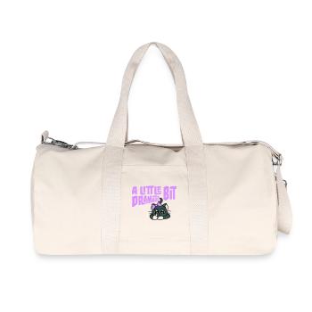 Little Bit Dramatic Drama Queen Mittelfinger Katze - Recycelte Canvas-Sporttasche von Stanley/Stella - Naturweiß - Vorne