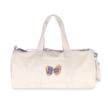 Boules de boule pour Bouler Boules Boulekugel - Sac de sport en toile recyclée Stanley/Stella - blanc naturel - Devant