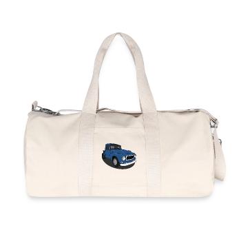 Duet Blue - Recycled Canvas Sports Bag by Stanley/Stella - natural - Front