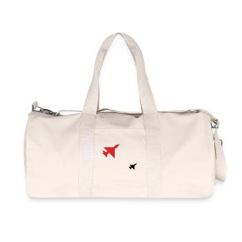 Jet Shadow - Recycled Canvas Sports Bag by Stanley/Stella - natural - Front