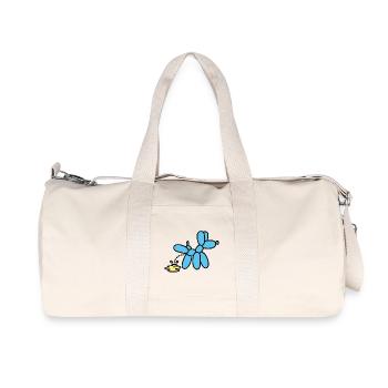 Drôles de ballons Animaux Ballon Artistes Pee Dog - Sac de sport en toile recyclée Stanley/Stella - blanc naturel - Devant