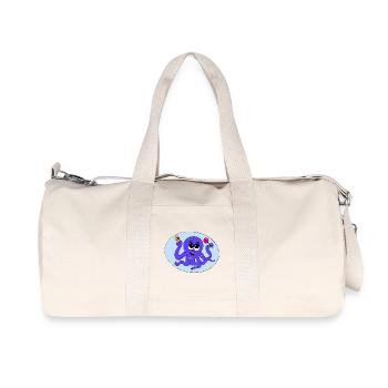 Süßer Oktopus – niedliches Meeresmotiv - Recycelte Canvas-Sporttasche von Stanley/Stella - Naturweiß - Vorne