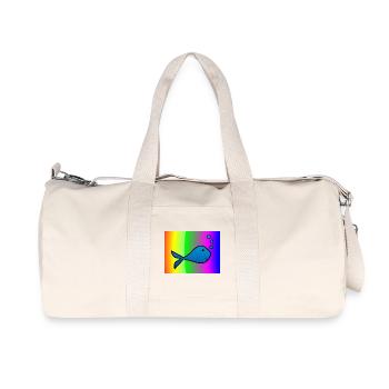 SARDINE. POISSON. POISSON D'AVRIL. PÂQUES. MER - Sac de sport en toile recyclée Stanley/Stella - blanc naturel - Devant