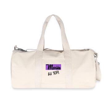 FUTURE MARIEE. EVJF. MARIEE. TEAM. TEAM MARIEE - Sac de sport en toile recyclée Stanley/Stella - blanc naturel - Devant