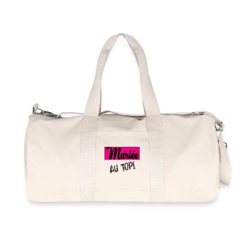 TEAM BRIDE. BRIDE-TO-BE - Recycled Canvas Sports Bag by Stanley/Stella - natural - Front