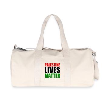 palestine lives matter - Sac de sport en toile recyclée Stanley/Stella - blanc naturel - Devant