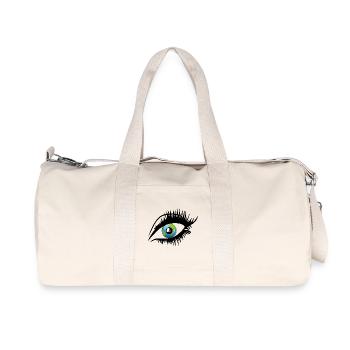 Un autre regard sur le monde - Sac de sport en toile recyclée Stanley/Stella - blanc naturel - Devant