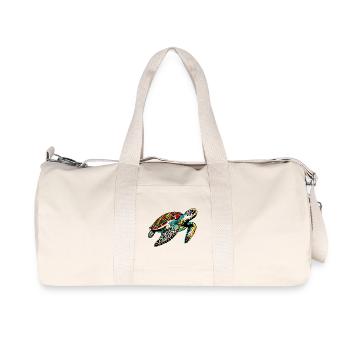 Turtle - Recycled Canvas Sports Bag by Stanley/Stella - natural - Front