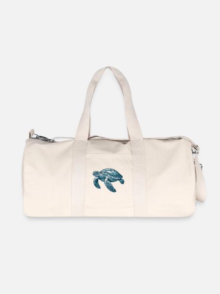 Wasserschildkröte - Recycelte Canvas-Sporttasche von Stanley/Stella - Naturweiß