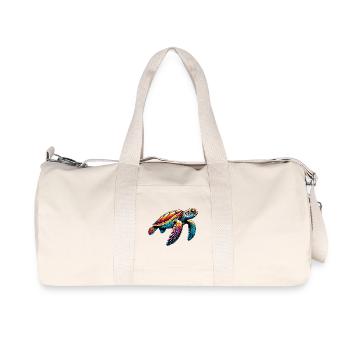 Turtle - Recycled Canvas Sports Bag by Stanley/Stella - natural - Front
