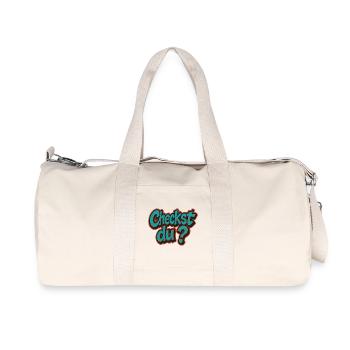 Chèque humoristique ? Concevoir - Sac de sport en toile recyclée Stanley/Stella - blanc naturel - Devant