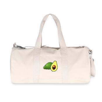 Avocado skull - Recycled Canvas Sports Bag by Stanley/Stella - natural - Front