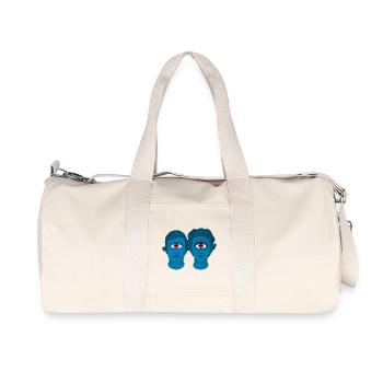 CYCLOPS IN LOVE - nice people - Recycled Canvas Sports Bag by Stanley/Stella - natural - Front