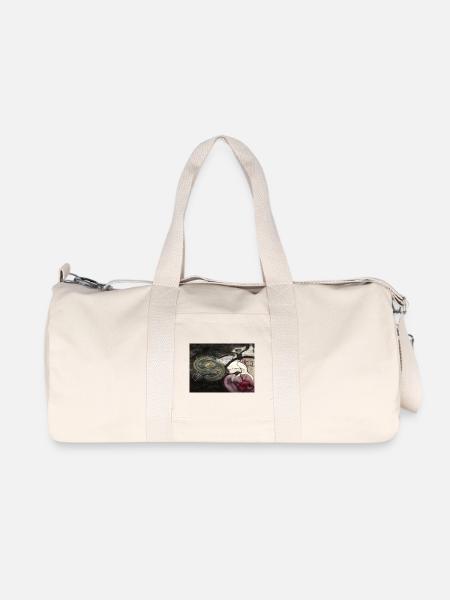 Evolutionary Clock - Recycled Canvas Sports Bag by Stanley/Stella - natural
