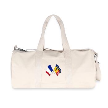 Rhône-Alpes Heart Rate FR - Recycled Canvas Sports Bag by Stanley/Stella - natural - Front