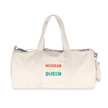 Train domino mexicain - Sac de sport en toile recyclée Stanley/Stella - blanc naturel - Devant