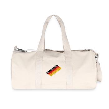 Stars German flag Sporting events - Recycled Canvas Sports Bag by Stanley/Stella - natural - Front