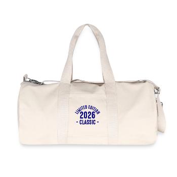 Faute de frappe classique limitée 2026 - Sac de sport en toile recyclée Stanley/Stella - blanc naturel - Devant