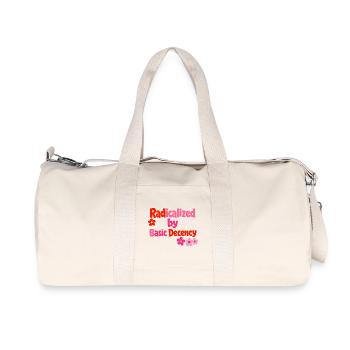 Radical Decency Retro Bloom - Recycled Canvas Sports Bag by Stanley/Stella - natural - Front
