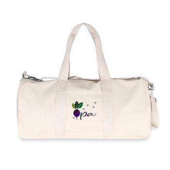 Gemüsegarten Opa - Recycelte Canvas-Sporttasche von Stanley/Stella - Naturweiß - Vorne