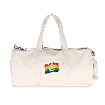 Lesbian Mom for Maternity - Recycled Canvas Sports Bag by Stanley/Stella - natural - Front