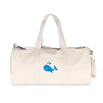wal - Recycelte Canvas-Sporttasche von Stanley/Stella - Naturweiß - Vorne