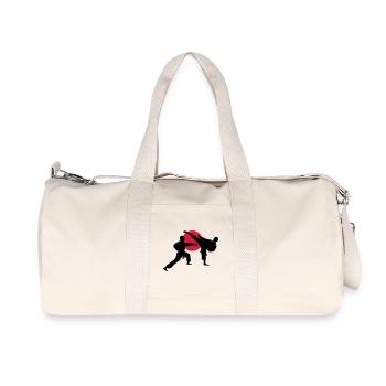 two karate fighter - Recycled Canvas Sports Bag by Stanley/Stella - natural - Front