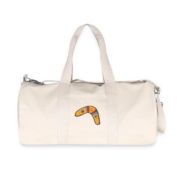 Bumerang - Recycelte Canvas-Sporttasche von Stanley/Stella - Naturweiß - Vorne
