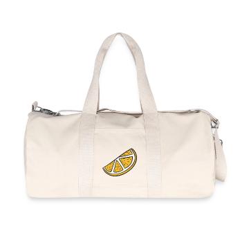 tranche d'orange - Sac de sport en toile recyclée Stanley/Stella - blanc naturel - Devant