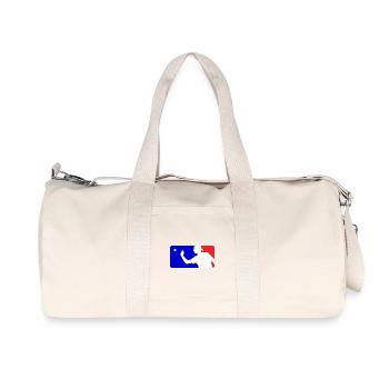 Logo de Beerpong - Sac de sport en toile recyclée Stanley/Stella - blanc naturel - Devant